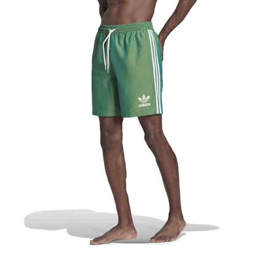 Amazon.com: adidas Originals Mens Adicolor 3-Stripes Swim Shorts
